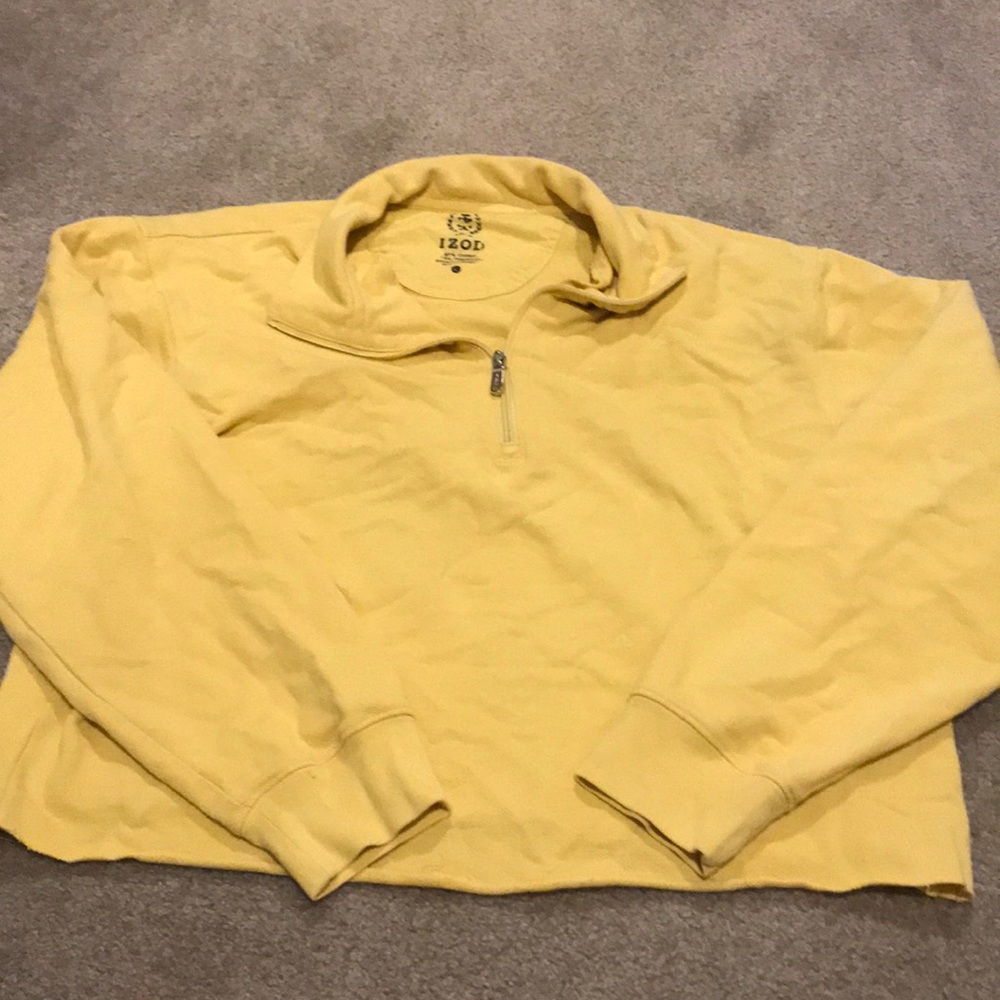 cropped pullover